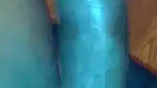 منظور: قذف هائل على وجه سمراء كبيرة الصدر