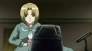 تلميذة أنمي صغيرة تتوسل للسائل المنوي وهي تركب قضيبه