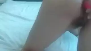 مصري زانق بنت هرسها في كسها وطيزها