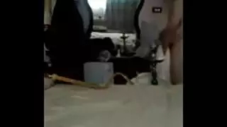 فرج سارة الجشع يُدَق بقوة من قبل زوجها